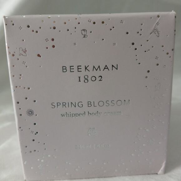 Beekman 1802 SPRING BLOSSOM 8oz NIB Whipped Body Cream USA made Pure Goat Milk - Picture 4 of 8